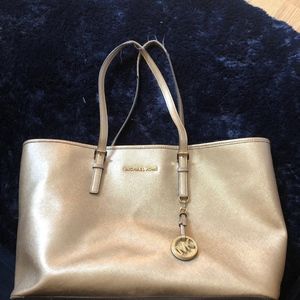 Michael Kors Gold Tote